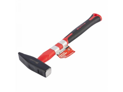 Молоток слесарный''optimal'',500 г,фибергласовая обрезиненная рукоятка,квадратный боек//MATRIX