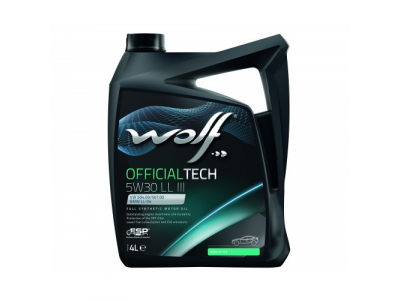 Моторное масло WOLF OFFICIALTECH 5W30 LL III 4L от WOLF Моторное масло WOLF OFFICIALTECH 5W30 LL III 4L
