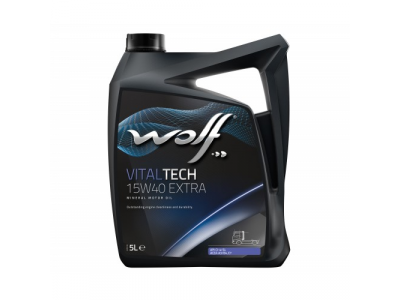 Моторное масло WOLF VITALTECH 15W40 EXTRA 5L от WOLF Моторное масло WOLF VITALTECH 15W40 EXTRA 5L