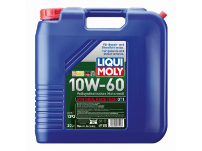 Синтетическое моторное масло Synthoil Race Tech GT1 10W-60 от LIQUI MOLY Синтетическое моторное масло Synthoil Race Tech GT1 10W-60