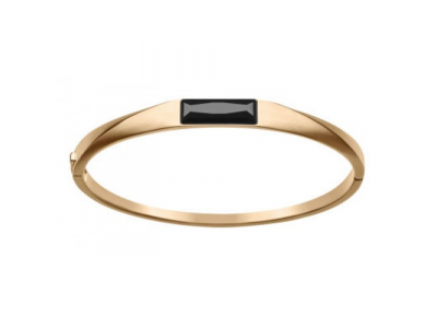 Женский браслет Mercedes Bracelet S, Crystal, Swarovski, pink gold colours / black от Mercedes Женский браслет Mercedes Bracelet S, Crystal, Swarovski, pink gold colours / black