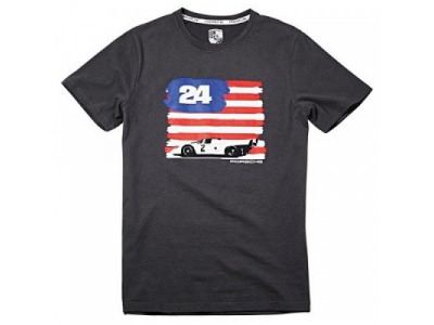 Футболка унисекс Porsche Unisex Fan T-Shirt, Flag, Essential Collection, артикул WAP6630XS0G от VAG Футболка унисекс Porsche Unisex Fan T-Shirt, Flag, Essential Collection, артикул WAP6630XS0G