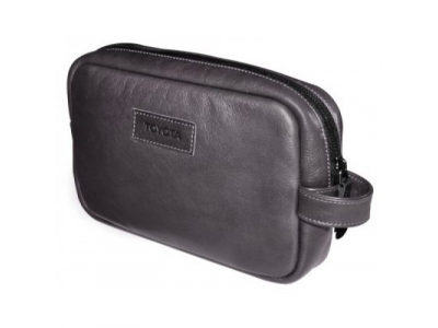 Кожаный несессер Toyota Leather Traveling Bag, Weekend, Grey, артикул TMSUV01CAS