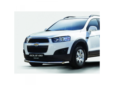 Защита переднего бампера труба d76,Chevrolet Captiva 2012-2013, CCAP.48.1511 от SOUZ96 Защита переднего бампера труба d76,Chevrolet Captiva 2012-2013, CCAP.48.1511